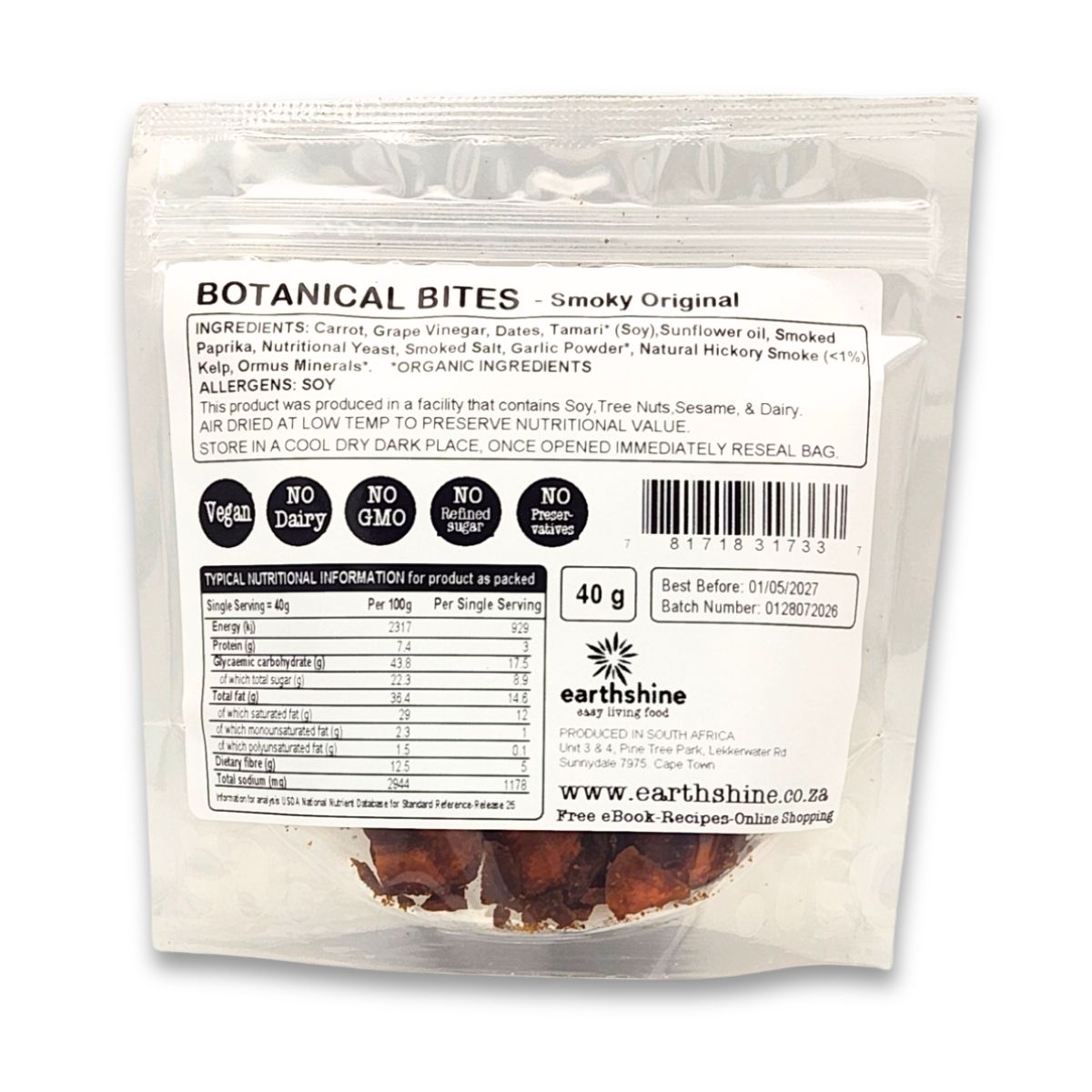 Botanical Bites - Smoky Original 40g - Image 2
